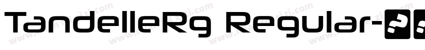 TandelleRg Regular字体转换
